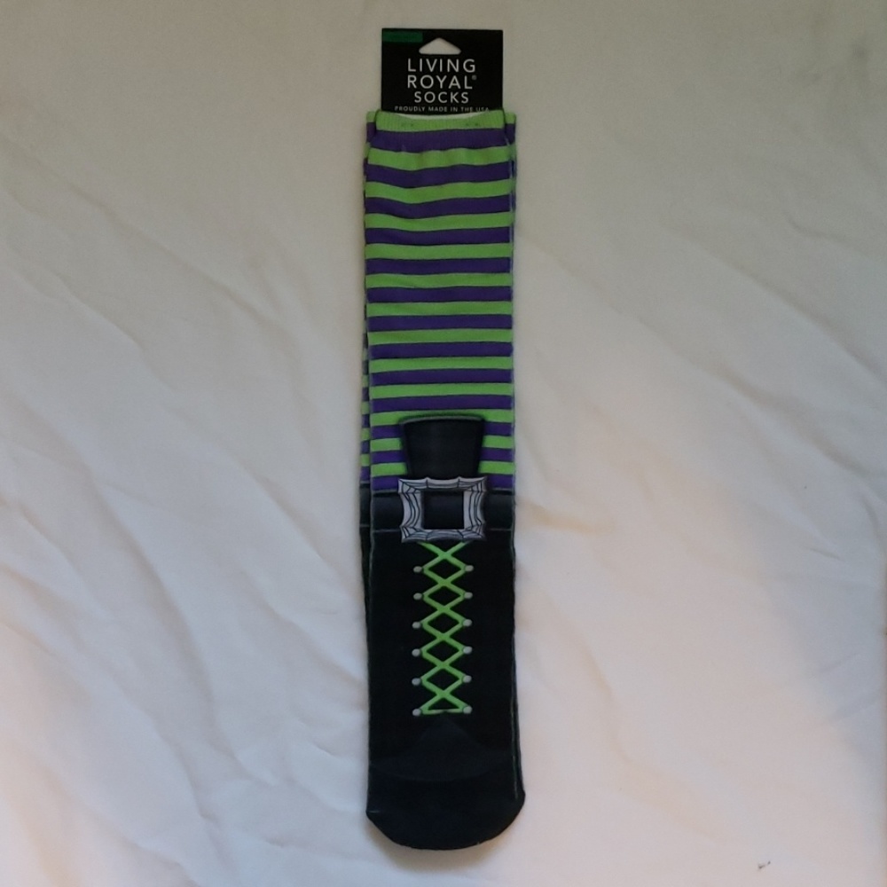 Witch Boot Sublimated Knee Socks